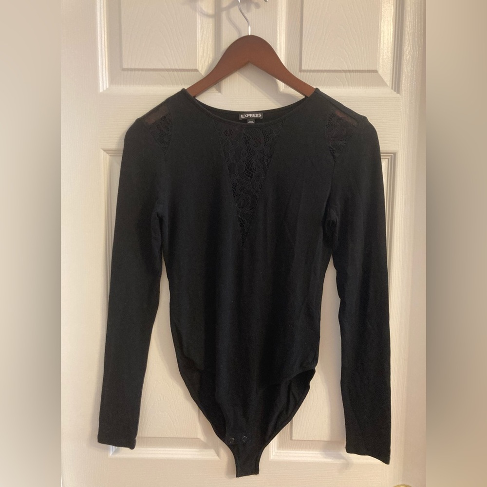 Express Black bodysuit size Small